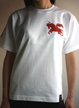 花の慶次「大ふへん者」Tシャツ（白金）。(C)隆慶一郎・原哲夫・麻生未央/NSP 1990, 版権許諾証EV-019