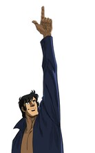 力石徹。(C)高森朝雄・ちばてつや/講談社・虫プロ・TMS