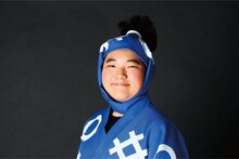 佐々木隆一朗演じる、しんべヱ。(C)ミュージカル「忍たま乱太郎」製作委員会（東京ドーム、映人、総合ビジョン） (C)ＮＨＫ・尼子騒兵衛・総合ビジョン