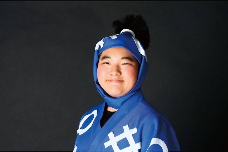 佐々木隆一朗演じる、しんべヱ。(C)ミュージカル「忍たま乱太郎」製作委員会(東京ドーム、映人、総合ビジョン) (C)NHK・尼子騒兵衛・総合ビジョン