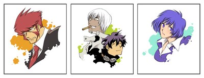 当日用意される色紙3種類。左からクラウス色紙、レオザップ色紙、チェイン色紙。どれを選ぶか悩ましい。