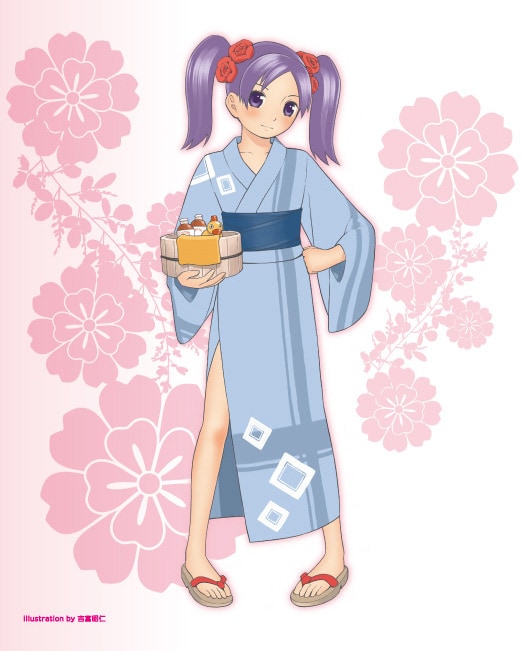 「全国萌温泉図鑑～Onsen Girls　萌える湯けむりの娘たち～」のピンナップ。