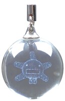 「もやしもん かもされ水晶ストラップ」最新テクノロジーで球体の中に立体的に閉じ込められたオリゼー。(C)石川雅之／講談社