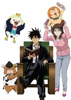 アニメ「よんでますよ、アザゼルさん。」キービジュアル。原画：谷口淳一郎、仕上げ：佐藤真由美　(C)久保保久／講談社