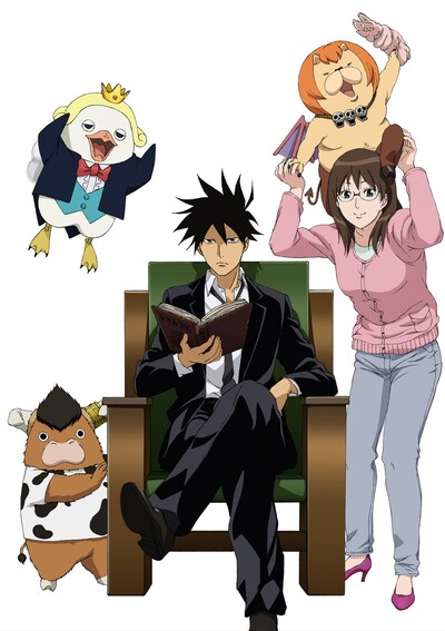 アニメ「よんでますよ、アザゼルさん。」キービジュアル。原画：谷口淳一郎、仕上げ：佐藤真由美　(C)久保保久／講談社