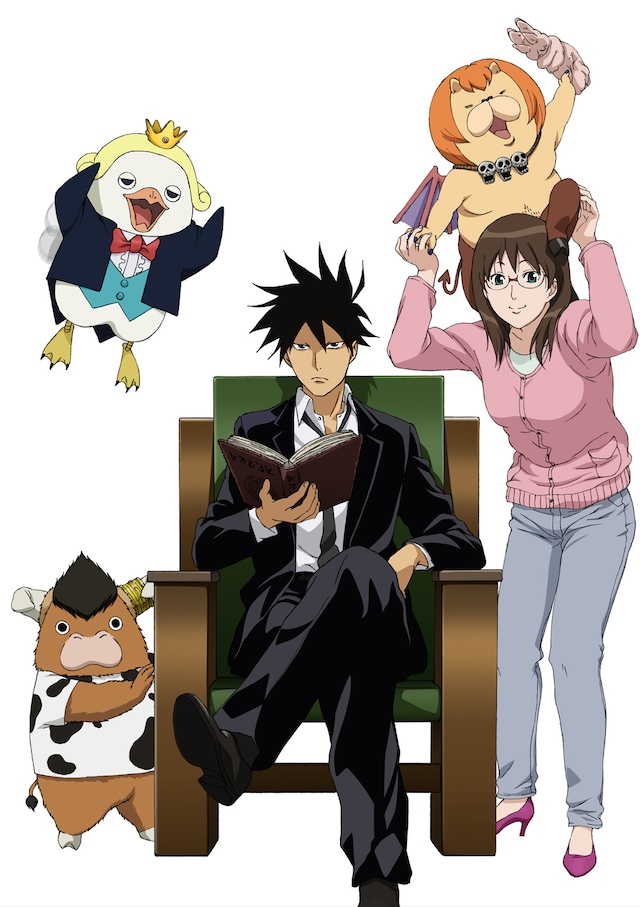 アニメ「よんでますよ、アザゼルさん。」キービジュアル。原画：谷口淳一郎、仕上げ：佐藤真由美　(C)久保保久／講談社