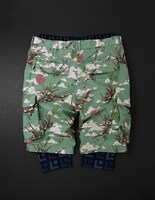 Aerosmith Narancia Ghirga Half Pants + 3/4 Leggings［green］。