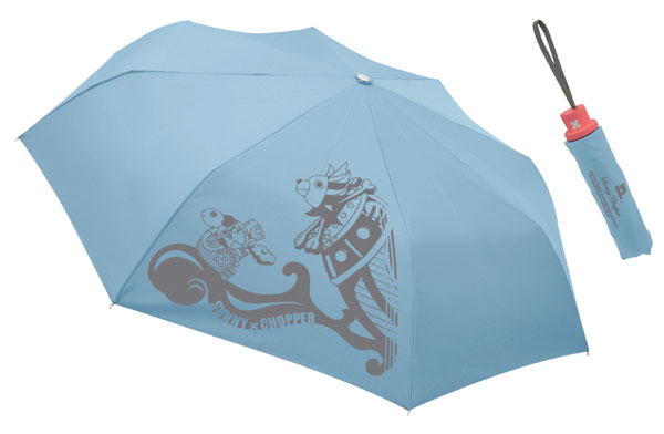 D賞「折りたたみ傘」は、黒と青ふたつのカラーバリエーションが用意されている。(C)尾田栄一郎／集英社・フジテレビ・東映アニメーション