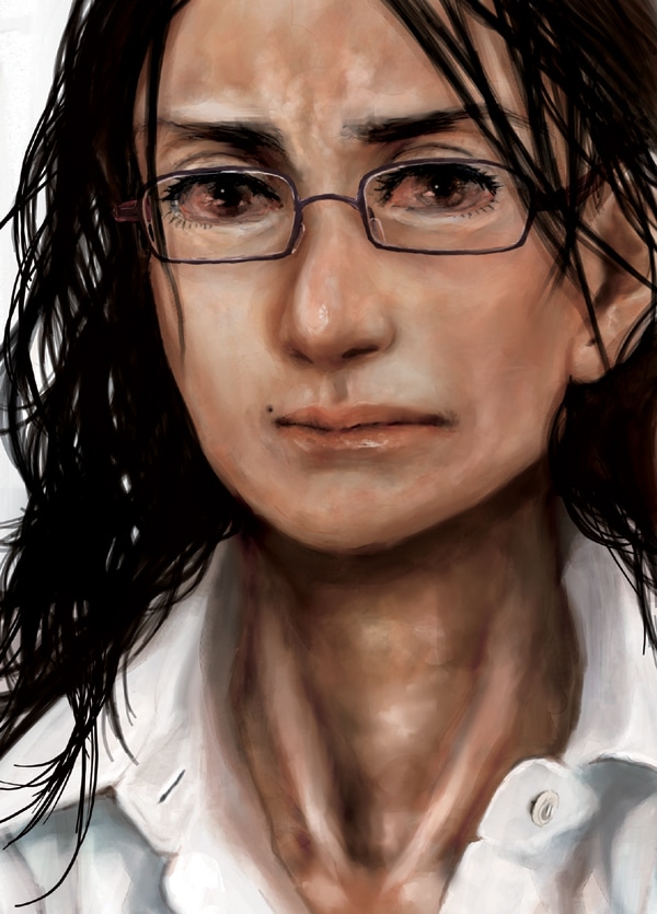 「羣青」は出版社を移籍し、2月25日発売の月刊IKKI4月号（小学館）にて第14話から再開となる。写真は、同日に小学館から刊行される「羣青」上巻のカバーイラスト。