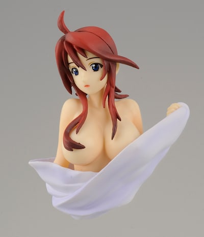 「聖痕のクェイサー」ひっつく！おっぱいフィギュア。後部にはマグネットが付いている。