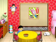 沢田家でドタバタ劇が繰り広げられる「家」ステージ。(C)楳図かずお／小学館