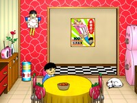 沢田家でドタバタ劇が繰り広げられる「家」ステージ。(C)楳図かずお／小学館