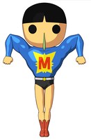 マッチョメマン。(C)楳図かずお／小学館