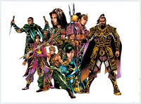 北方謙三が原作を務める長沢克泰「楊家将」カット。