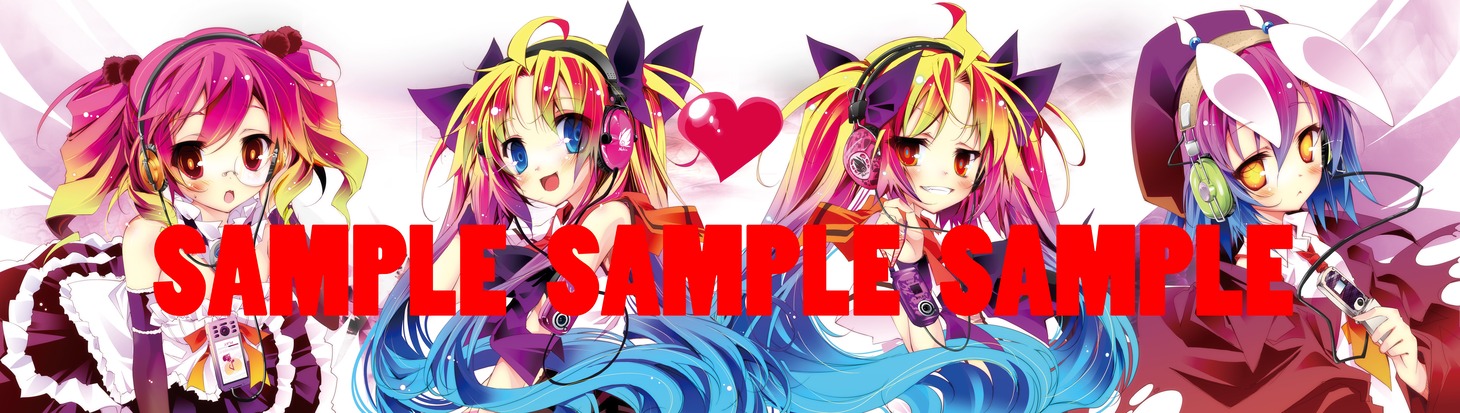 掛け替えジャケット一覧。左から、とらのあな、電撃マ王3月号、アニメイト、ゲーマーズ配付分。