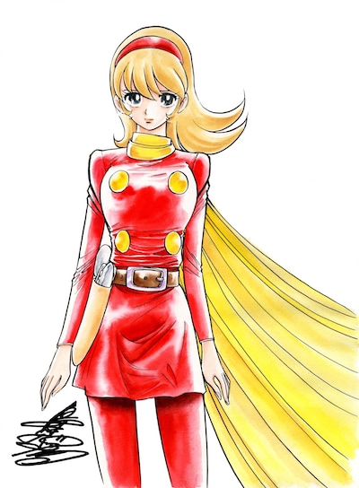 島本和彦による003トリビュートイラスト。（C）石森プロ