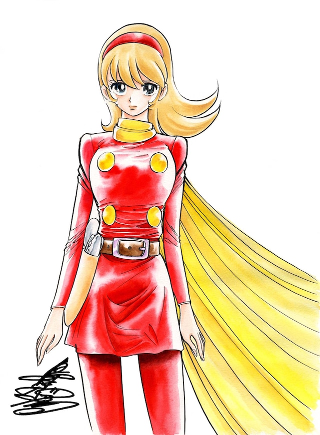 島本和彦による003トリビュートイラスト。（C）石森プロ