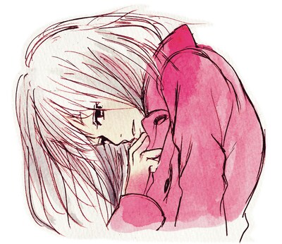 ねむようこ「赤コートのセルマ」カット。(C)ねむようこ／小学館