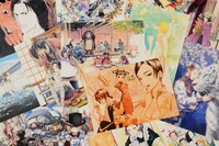 「Fellows! COLORS」掲載予定のイラスト群。