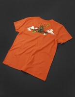 Narancia Ghirgaオレンジモデルのバック。(C)LUCKY LAND COMMUNICATIONS / SHUEISHA