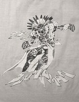 「スティール・ボール・ラン」の砂男をイメージした「SOUNDMAN」のフロントには砂男のスタンド「イン・ア・サイレント・ウェイ」。(C)LUCKY LAND COMMUNICATIONS / SHUEISHA