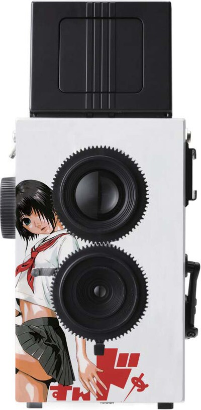 2月14日発売のトイカメラ「blackbird,fly すんドめモデル」。