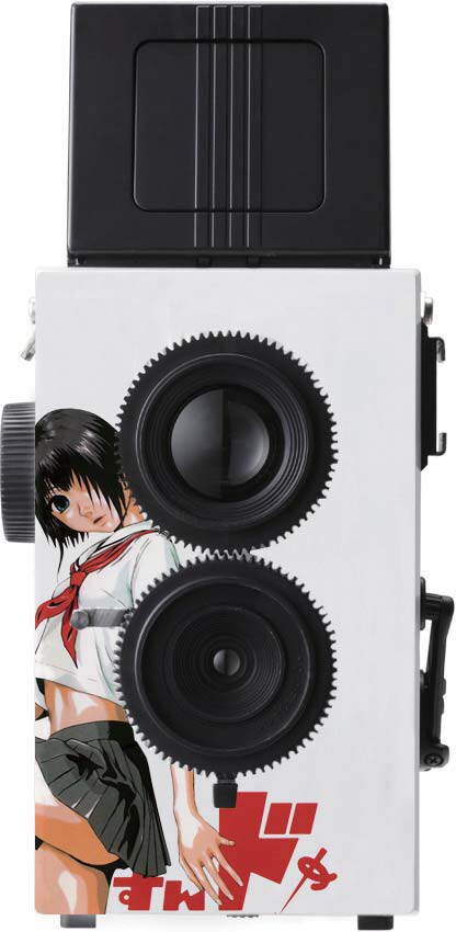 2月14日発売のトイカメラ「blackbird,fly すんドめモデル」。