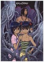 劇場版「いばらの王 -King of Thorn-」前売り特典「海外コミック版逆輸入B2ポスター」。(C)YUJI IWAHARA/PUBLISHED BY ENTERBRAIN, INC./Team IBARA