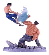 「『幽助vs戸愚呂』激闘フィギュア」背面。(C)Yoshihiro Togashi 1990年-1994年 (C)ぴえろ／集英社