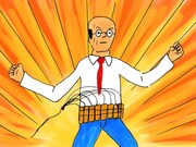 「メカ☆アフロくん＜Yubari Version＞」のひとコマ。(C)2010 CREATIVE AXA