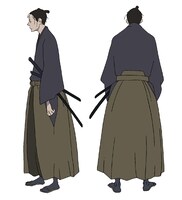 アニメ版「さらい屋五葉」政のビジュアル。(C)2010 オノ・ナツメ／小学館・さらい屋五葉製作委員会