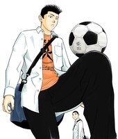 3月12日発売のゲッサン4月号よりスタートする、あずまよしお「ぼくらのカプトン」カット。