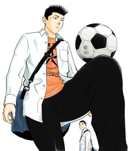 3月12日発売のゲッサン4月号よりスタートする、あずまよしお「ぼくらのカプトン」カット。