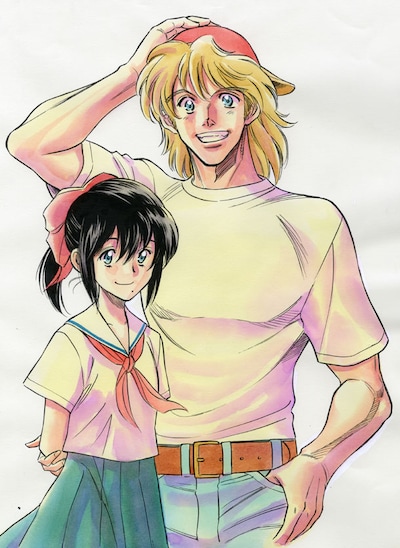 4月12日発売の5月号からスタートする村枝賢一「妹先生 渚（仮）」カット。