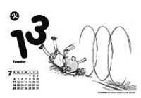 「よつばとひめくり2010」より。(c)KIYOHIKO AZUMA/YOTUBA SUTAZIO