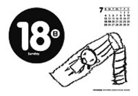 「よつばとひめくり2010」より。(c)KIYOHIKO AZUMA/YOTUBA SUTAZIO