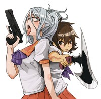 山本賢治原作、D.P作画「trash.」カット。（C）山本賢治・D.P／秋田書店