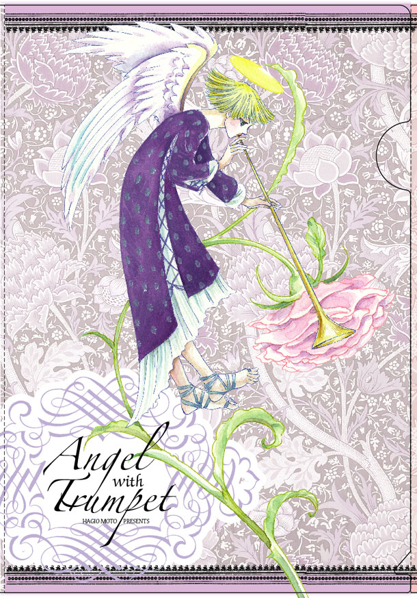 月刊flowers4月号から3号連続展開される、萩尾望都描き下ろしクリアファイルのひとつ。