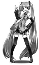 KEI「メーカー非公式 初音みっくす」カット。