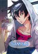 アニメイト通信販売で購入すると付属する、花礫のブロマイド。