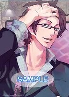 一迅社オンラインショップで購入すると付属する、平門のブロマイド。