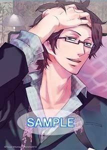 一迅社オンラインショップで購入すると付属する、平門のブロマイド。