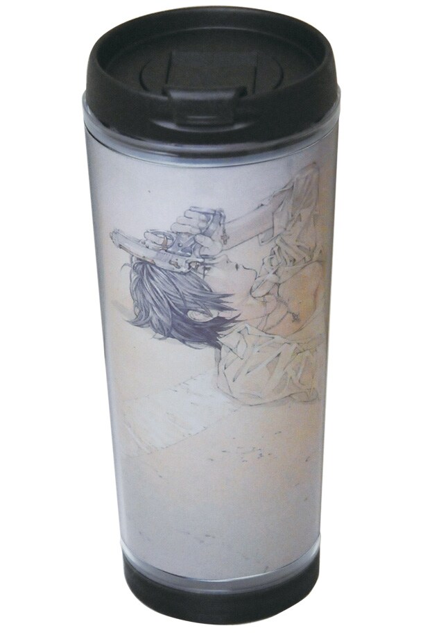 抽選で100名に当たる「サイコ特製タンブラー（トールサイズ）」。※タンブラーは制作中のため実物とはデザインが異なる場合があります。