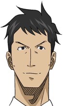 後藤のキャラクター設定画、顔アップ。（C）ツジトモ・綱本将也・講談社／NHK・総合ビジョン