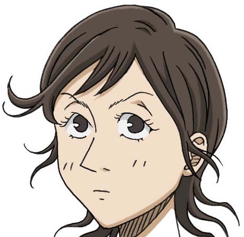 有里のキャラクター設定画、顔アップ。（C）ツジトモ・綱本将也・講談社／NHK・総合ビジョン