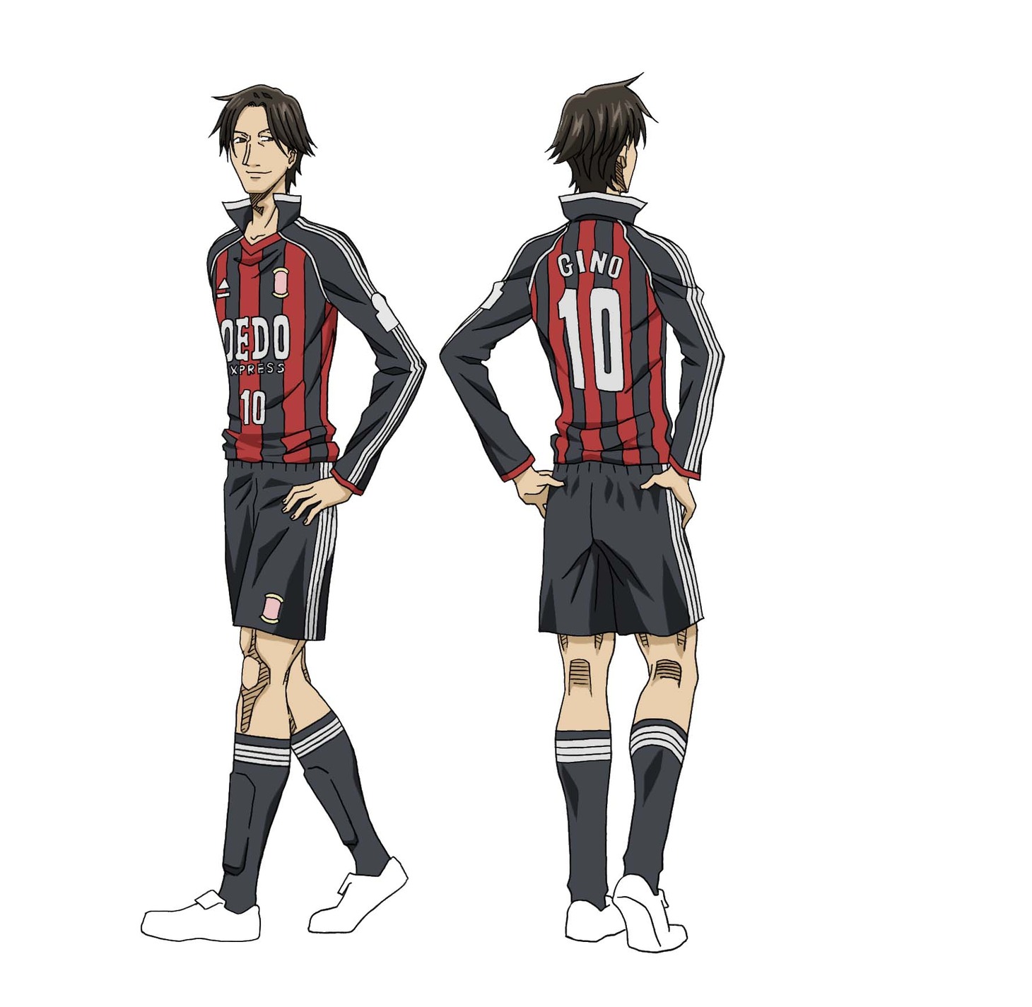 ジーノのキャラクター設定画、全身。（C）ツジトモ・綱本将也・講談社／NHK・総合ビジョン