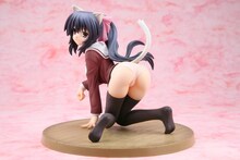 「1/8スケール　塗装済み完成品　おまもりひまり　緋鞠」。(C) 2009 的良みらん/富士見書房/おまひま製作委員会