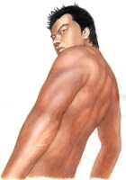 和久井健の新連載「Abaddon」カット。