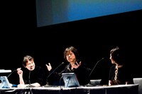 ジェスチャーを交え、大いに語る浦沢。