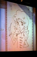 江口が描いた「オスカル」。